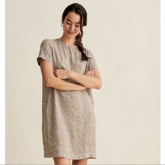 Jenni Kayne Leopard Print T Shirt Shift Dress XL - Picture 4 of 14